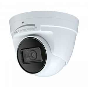 Speco O4T9 4MP IR Turret IP Camera with Advanced Analytics, Includes Junction Box, 2.8mm Fixed Lens, White