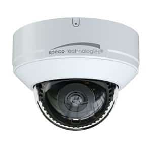 Speco O4VD2 4MP IP WDR Vandal Resistant Dome Camera, NDAA Compliant, 2.8mm Fixed Lens, White