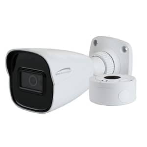 Speco O5B2 5MP Bullet IP Camera with Advanced Analytics and Junction Box, 2.8mm Fixed Lens, White (Replaces O5B1G)