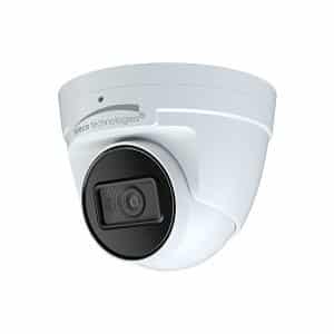 Speco O8VT3 8MP IR Turret IP Camera with Line Crossing and Intrusion Detection, 2.8mm Fixed Lens, White