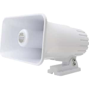 Speco SPC15RP 8" Weatherproof PA Speaker, 8 Ohm, White