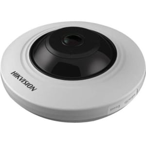 Hikvision DS-2CD2955FWD-IS Performance Series 5MP Indoor Fisheye IP Camera, 1.05mm Lens, White