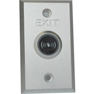 Hikvision DS-K7P04 Stainless Steel Touchless Exit Button, White/Green/Red LED Status Indicator
