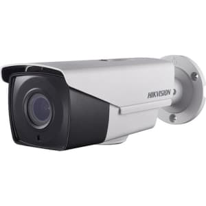 Hikvision DS-2CC12D9T-AIT3ZE TurboHD 2MP Outdoor Ultra-Low Light Bullet Analog Camera, 2.8-12mm Motorized Varifocal Lens, White