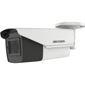 Hikvision DS-2CE19H8T-AIT3ZF TurboHD 5MP Outdoor Ultra Low-Light Bullet Analog Camera, 2.7-13.5mm Varifocal Lens, White, (Replaces DS-2CE16H0T-AIT3ZF)