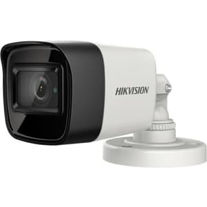 Hikvision DS-2CE16U1T-ITF TurboHD 8MP Outdoor 100' EXIR Bullet Analog Camera, 2.8mm Fixed Lens, White