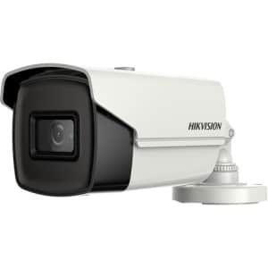 Hikvision DS-2CE16U1T-IT3F TurboHD 8MP Outdoor 195' EXIR Bullet Analog Camera, 2.8mm Fixed Lens, White