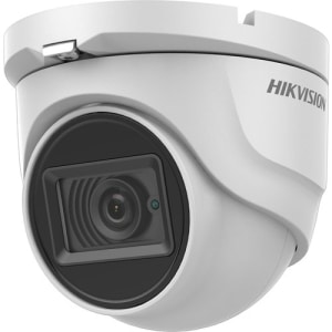 Hikvision DS-2CE76U1T-ITMF TurboHD 8MP Outdoor IR Turret Camera, 2.8mm Fixed Lens, White