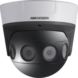 Hikvision DS-2CD6984G0-IHS Smart Series PanoVu 32MP Outdoor 180° Stitched Panoramic Dome IP Camera, 2.8mm Lenses, White