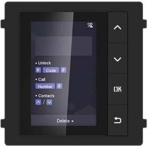 Hikvision DS-KD-DIS Video Intercom Display Module, 3.5" LCD Screen