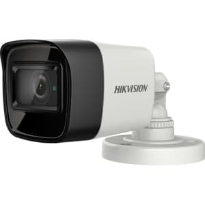 Hikvision DS-2CE16U1T-ITF TurboHD 8MP Outdoor 100' EXIR Bullet Analog Camera, 3.6mm Fixed Lens, White