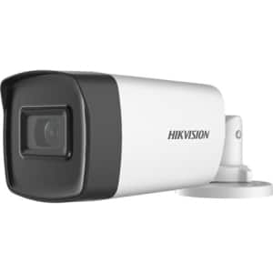 Hikvision DS-2CE17H0T-IT3F TurboHD 5MP Outdoor Bullet Analog Camera, 3.6mm Fixed Lens, White