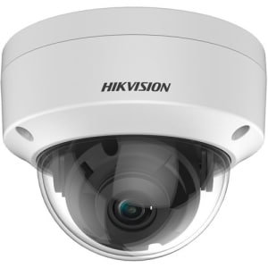 Hikvision DS-2CE57H0T-VPITF TurboHD 5MP Outdoor IR Dome Analog Camera, 3.6mm Lens, White