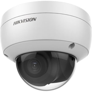 Hikvision PCI-D12F4S AcuSense 2MP IR Dome IP Camera, 4mm Fixed Lens, White
