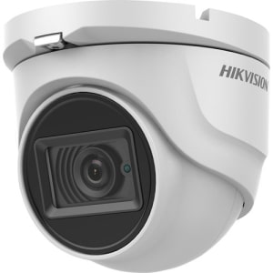 Hikvision DS-2CE76U7T-ITMF TurboHD 8MP Ultra-Low Light Turret Analog Camera, 2.8mm Fixed Lens, White