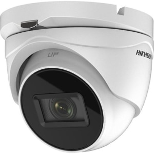 Hikvision DS-2CE79U7T-AIT3ZF TurboHD 8MP Ultra-Low Light Turret Analog Camera, 2.7-13.5mm Motorized Varifocal Lens, White