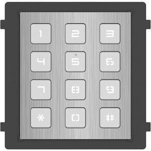 Hikvision DS-KD-KP/S Keypad Module with Backlight Compensation, Stainless Steel