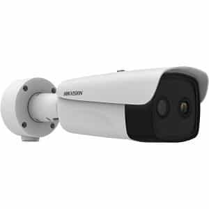 Hikvision DS-2TD2637-35/QY Bullet Series Thermal and Optical Bi-Spectrum IP Bullet Camera with 35mm Focal Lenght, White