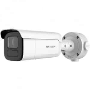 Hikvision PCI-B14Z2HS DarkFighter 4MP Outdoor Varifocal Bullet IP Camera, 2.8-12mm Lens, White