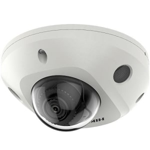 Hikvision DS-2CD2523G2-IS Value Series AcuSense 2MP WDR Mini Dome IP Camera with Audio and Alarm, 2.8mm Fixed Lens, White