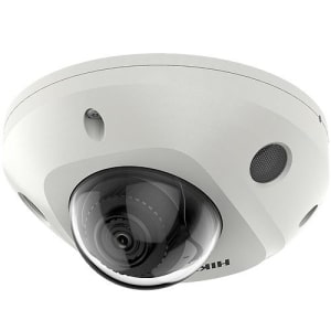 Hikvision DS-2CD2523G2-IS Value Series AcuSense 2MP WDR Mini Dome IP Camera with Audio and Alarm, 4mm Fixed Lens, White