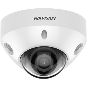 Hikvision DS-2CD2547G2-LS ColorVu 4MP Mini Dome IP Camera, 2.8mm Fixed Lens, White (DS-2CD2545FWD-IS 2.8MM)