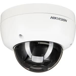 Hikvision PCI-D18F2S AcuSense 8MP IR Dome IP Camera, 2.8mm Fixed Lens, White