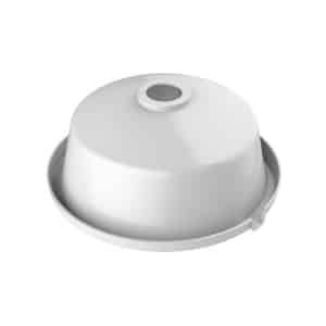 Hikvision SRSLR Universal Large Rain and Sun Shade Pendant Cap for Outdoor Dome Cameras, White