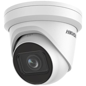 Hikvision DS-2CD2H43G2-IZS AcuSense 4MP Turret IP Camera, 2.8-12mm Motorized Varifocal Lens, White