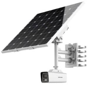 Hikvision DS-2XS6A47G1-IZS/C36S80 AcuSense 4MP Motorized Varifocal Bullet Solar Camera Kit with IP66 and WDR, 2.8-12mm Focal Lens
