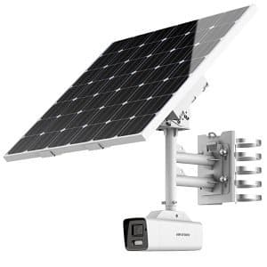 Hikvision DS-2XS6A47G1/P-IZSC36S80(2.8-12MM) AcuSense 4MP LPR Bullet Solar Power IP Camera Kit with IP66 and WDR, 2.8-12mm Focal Lens