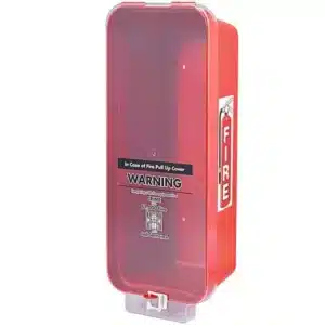 Cato Warrior 95-10 RC Red Plastic 10LB Fire Extinguisher Door Pool Cabinet