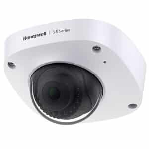 Honeywell HC35W25R3 35 Series 5MP IR Fixed Micro WDR IP Dome Camera, 2.8mm Lens, White
