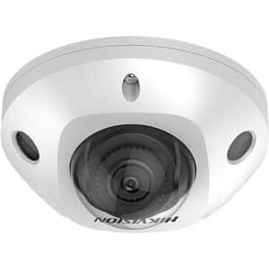 Hikvision DS-2CD2543G2-IWS Value Series AcuSense 4MP Mini Dome IP Camera with Audio and Alarm and Wi-Fi, 2.8mm Fixed Lens, White (Replaces DS-2CD2523G0-IWS)