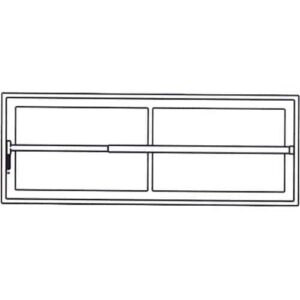 GRI WB-30-42 Alarmed Window Bar, Fits Windows 30-42″, No Cutting Required and Reinforced Extruded Aluminum