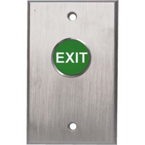 Camden CM-7000GE Single Gang Faceplate, Spring Return N/O, Momentary, Green