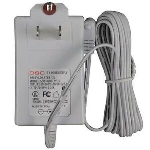 DSC 9VADAPTER-US Wireless Keypad Power Adapter, 9V DC, 1.25A