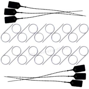 (20) – Fire Extinguisher Pull Pins and (22) – Tamper Seals (Black)