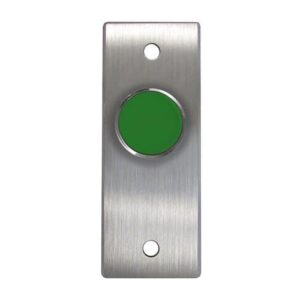 Camden CM-8100G Vandal Resistant Push Button (Extended), Single Gane Spring Return, N/O, Momentary, Green Button