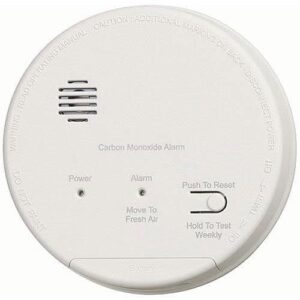 Gentex CO1209F 120VAC 9VDC Single, Multiple Station Carbon Monoxide Alarm, Form A/C Relay