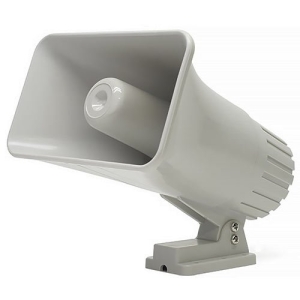 DSC SD-30W Dual-Tone Siren, 6-12VDC, 1100mA, 30W, 120dB Sound Pressure Level, 9″ 8″ 5.5″, ABS Plastic. 30W