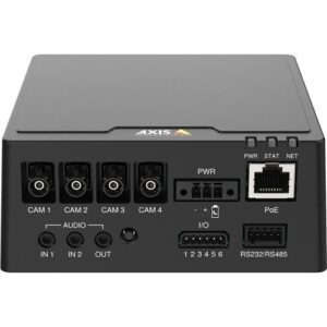 AXIS F9114 Series 2MP 4-channel Main Unit with Audio and I/O, Compatible with 2nd Generation Sensors and Cables