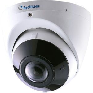 GeoVision 125-EBDP580-0010 5MP AI 180° Panoramic WDR Pro IR Eyeball Dome IP Camera, H.265 Super Low Lux, 1.68mm Lens