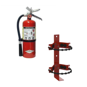 Amerex B500 5lb ABC Dry Chemical Fire Extinguisher with 860 Wall Bracket