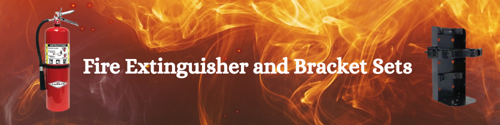 fire extinguisher and bracket sets