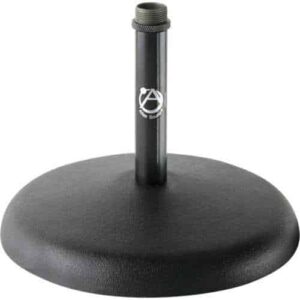AtlasIED DS5E Fixed Height Desktop Mic Stand 5", Ebony