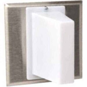 Edwards Signaling CFA Series Dome Station, 5.0 VA per lamp, white lamp, white dome, stainless steel faceplate, 24AC