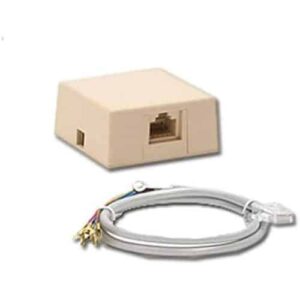 ESM 1 RJ31X Phone Jack & Cord ADEMCO Vista GE Concord Alarm