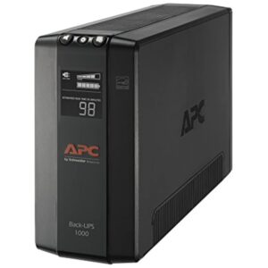 APC UPS, 1000VA UPS Battery Backup  Surge Protector, BX1000M Backup Battery