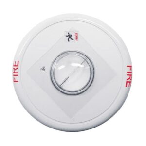 Kidde EGCF-VMH Genesis Strobe, Ceiling Mt., 95-177 CD, Marked in.Fire in., 24VDC, White